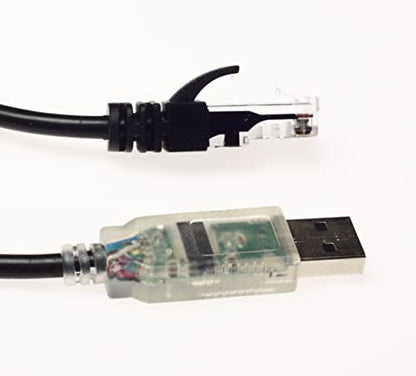 Wirenest FTDI: USB to RJ45 Serial Cisco Rollover Console – Front View