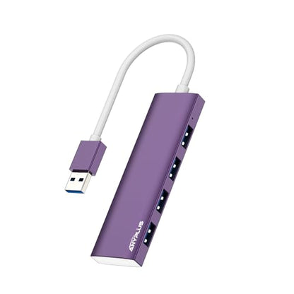 USB Hub: ANYPLUS Aluminum Alloy Ultra-Slim USB 3.0 Hub – Front View