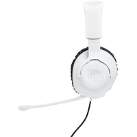 JBL Quantum 100P Console - Gaming Headset for Playstation (White),White/Blue, Medium