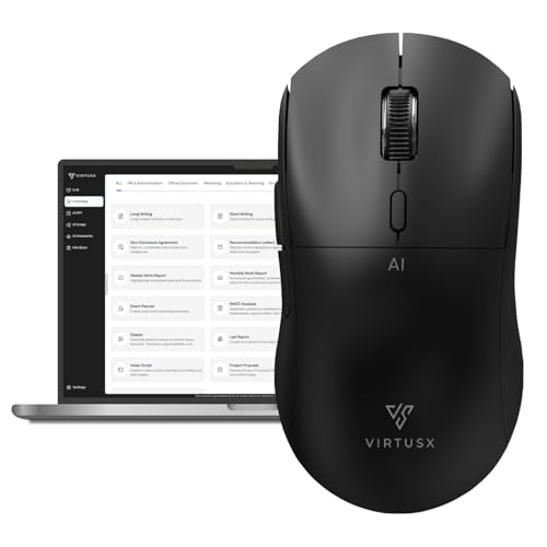Mouse Voice: Virtusx Jethro V1 AI Mouse – Front View