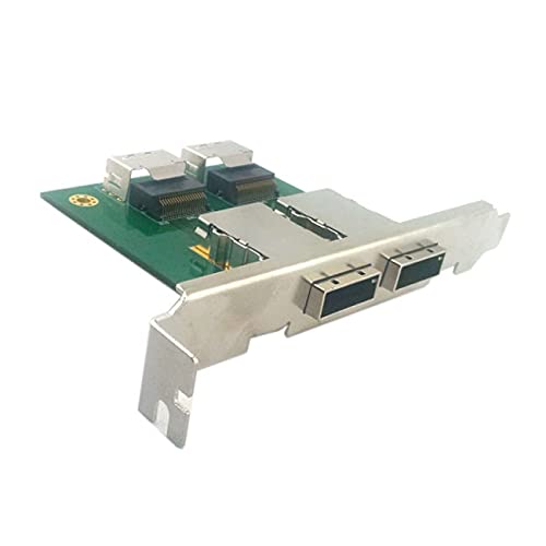 SAS SFF-8088: NFHK Dual Ports Mini SAS SFF-8088 to SAS – Close-up Detail