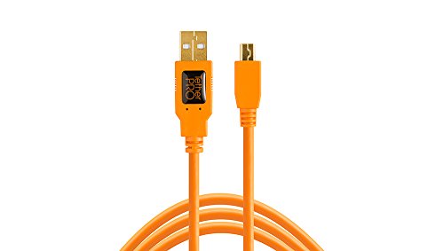 Tether Tools: TetherPro USB 2.0 to Mini-B 5-Pin Cable – Front View