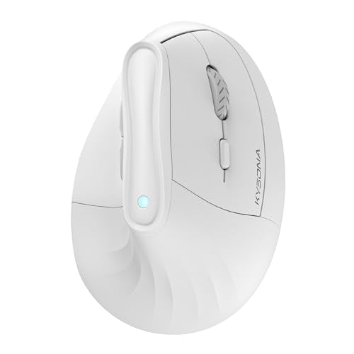 Wireless Mouse 2400: KYSONA 57 Ergonomic Vertical Mouse – Front View