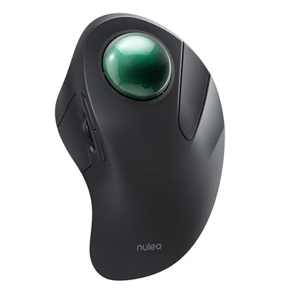 Trackball Mouse: Nulea Wireless Ergonomic Rechargeable – Front View