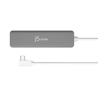 MacBook J5create: J5create JCD372 5-in-1 Compact USB-C Hub – Close-up Detail