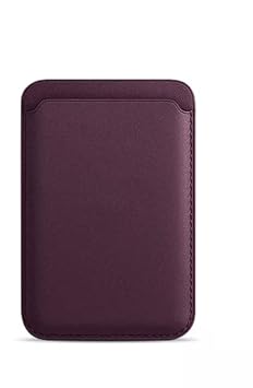 Lacase Magnetic Card Wallet Holder with MagSafe for iPhone 14 Series/iPhone 13 Series/iPhone 12 Series, (Dark Cherry)