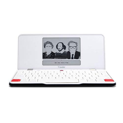 Freewrite Traveler: Portable Typewriter with E Ink Digital – Front View