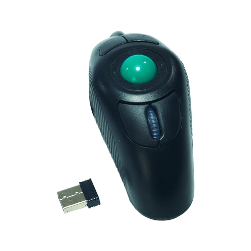 YUMQUA Y-10W: 2.4 GHz Portable Finger Handheld Wireless USB – In Use
