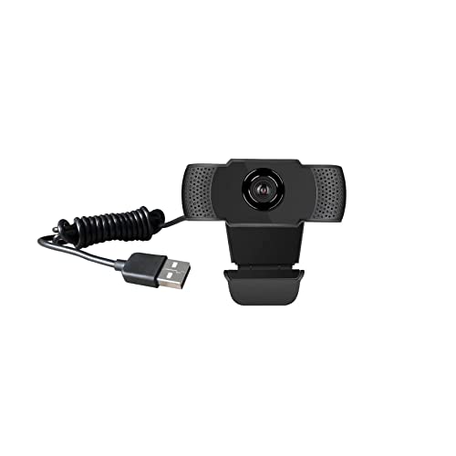 Camera Webcam: 1080P HD Webcam with Microphone – Side View