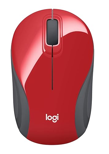 Logitech 910-002727 Mouse (Red)