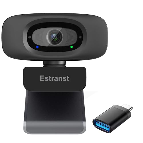 Estranst Quad: Estranst 2K Quad HD Webcam with Privacy – Front View