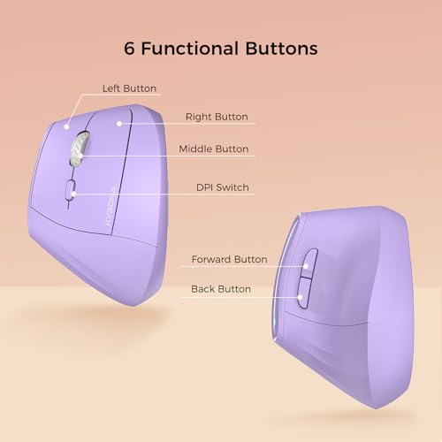 Wireless Mouse 2400 DPI: KYSONA 57 Ergonomic Vertical Mouse – Packaging