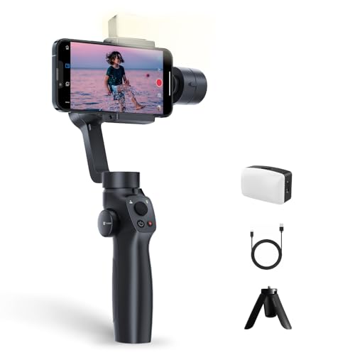 Gimbal Stabilizer: FUNSNAP 3-Axis Stabilization Handheld – Front View