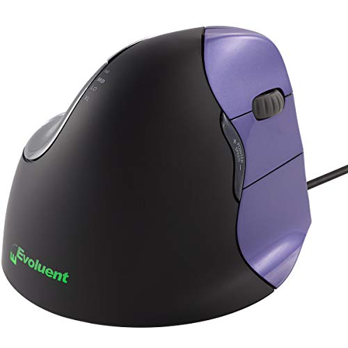 Mouse Vertical: Evoluent VM4S Vertical Mouse 4 Small – Front View