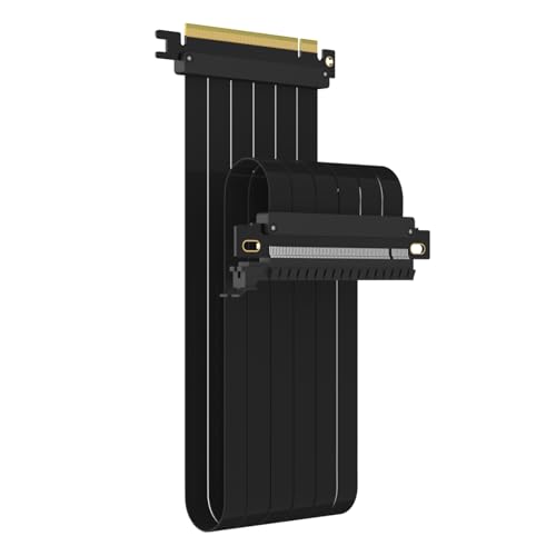 PCIe GTX: GLOTRENDS 600mm PCIe 3.0 X16 Riser Cable – Front View