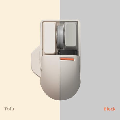 LOFREE Touch: LOFREE Touch PBT Wireless Mouse with 4000 DPI – Side View