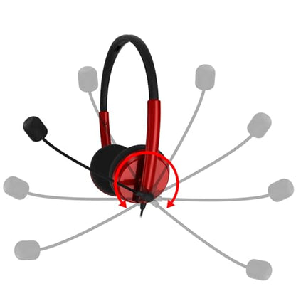 Geekria Headset: Geekria USB Headset with Mic – Side View