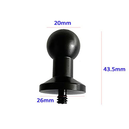 20mm Screw: FEICHAO Ball Head Mount Adapter – Side View