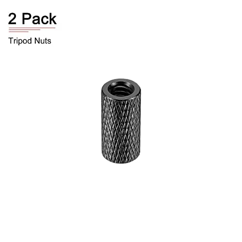 DTGN 1/4"-20x0.78(DxH) Tripod Nuts – Back View
