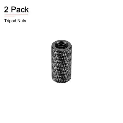DTGN 1/4"-20x0.78(DxH) Tripod Nuts – Back View