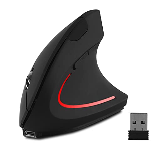 Fly Way Ergonomic Vertical Wireless Mouse – Front View