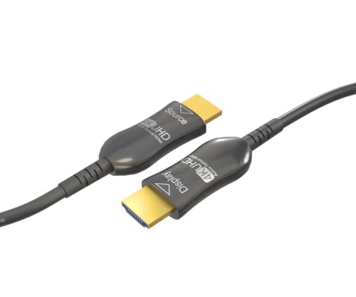 HDMI Cable: Cablelera 4K UHD CMP 2.0 Hybrid Active Optical – Close-up Detail