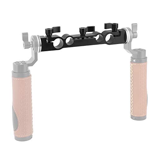 CAMVATE 15mm & 19mm Dual-Port Rod Clamp with M6 Rosette – Close-up Detail