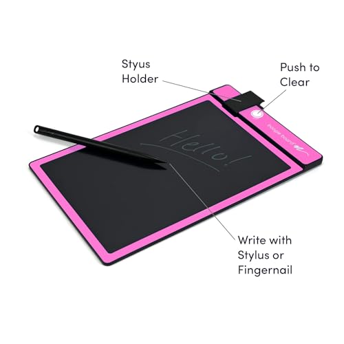 Writing Pad: Boogie Board Basics Reusable Digital Drawing – Side View