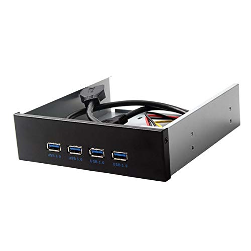USB 3.0 Hub: JSER 4-Port Hub Front Panel to Motherboard – Size Reference