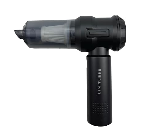 Limitless Portable: 2-in-1 Cordless Handheld Vacuum & Air – Side View