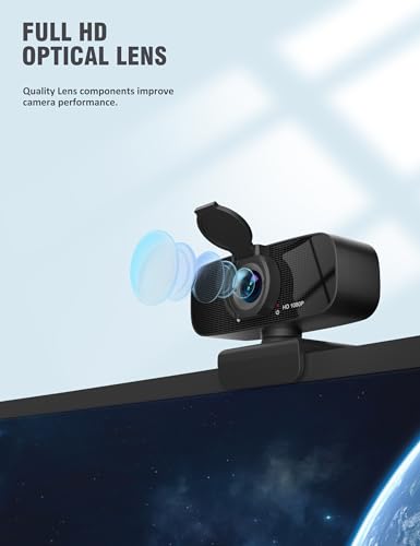 RUWBY Full HD 1080P Webcam: Premium Video Conferencing – Close-up Detail