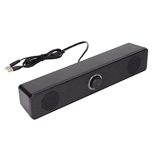 Laptop Speakers: Zopsc-1 3.5mm Wired External Computer – Front View