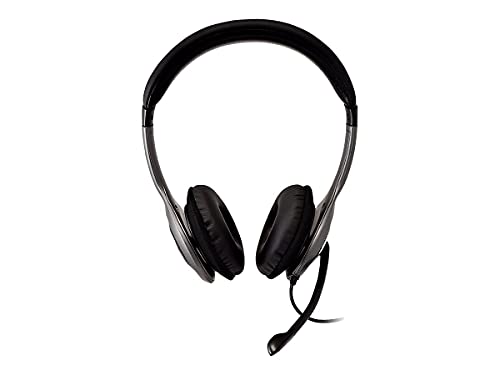HU521 Deluxe: V7 HU521 Deluxe USB Stereo Headphones with – Front View