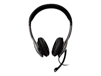HU521 Deluxe: V7 HU521 Deluxe USB Stereo Headphones with – Front View