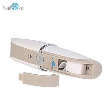 Electric Nail Clipper, Safe Trimmer Cutter Fingernails Clipper Nail Cutter Rechargeable Battery 12+ Years-Brown