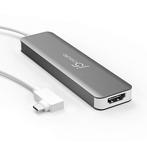 MacBook J5create: J5create JCD372 5-in-1 Compact USB-C Hub – In Use