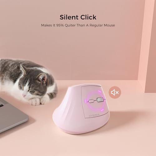 Wireless Mouse 2400 DPI: KYSONA 57 Ergonomic Vertical Quiet – Packaging
