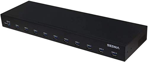 Port Gen: 10 Port USB 3.1 Gen I Hub 5Gbps – Close-up Detail