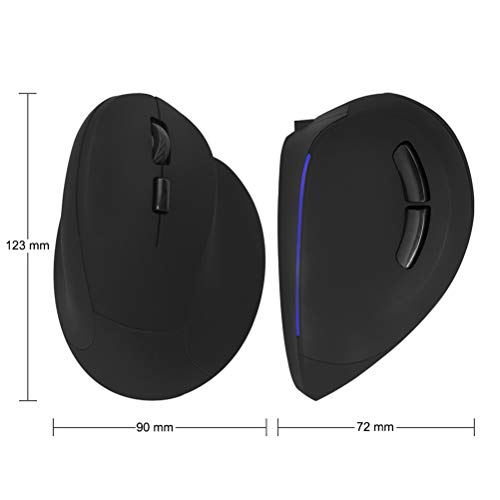 Digiskyjoy Ergonomic Vertical Wireless Rechargeable Mouse – Feature Highlight