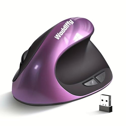 Mouse Woddlffy: Woddlffy Ergonomic Mouse Wireless Vertical – Front View