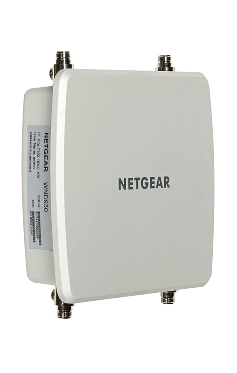 NETGEAR WND930-10000S Dual Band High Powered 802.11n Outdoor Access Point