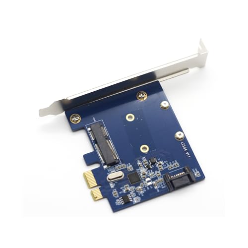 PCI-E to mSATA SSD+SATA3 Combo Expansion Converter Adapter – Side View