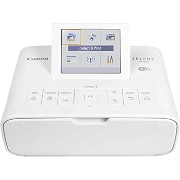 Canon Canon SELPHY CP1300 Compact Photo Printer (White) with WiFi and Accessory Bundle w/Canon Color Ink and Paper Set