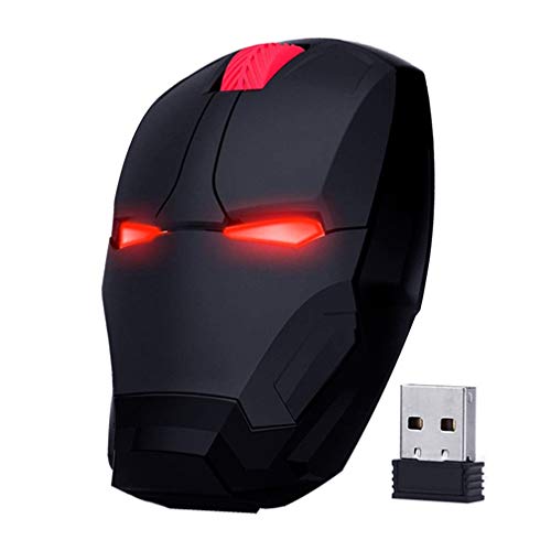 Mouse ECOiNVA: ECOiNVA Wireless Iron Man Mouse 2.4G Optical – Front View