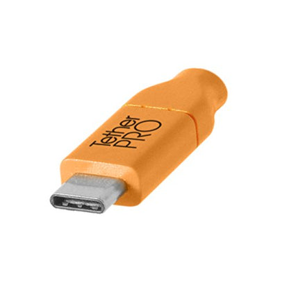 Tether Tools: TetherPro USB-C to USB 2.0 Mini-B 8-Pin Cable – Side View