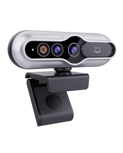 Webcam Infrared: 2K HD Windows Hello Facial Recognition – Front View
