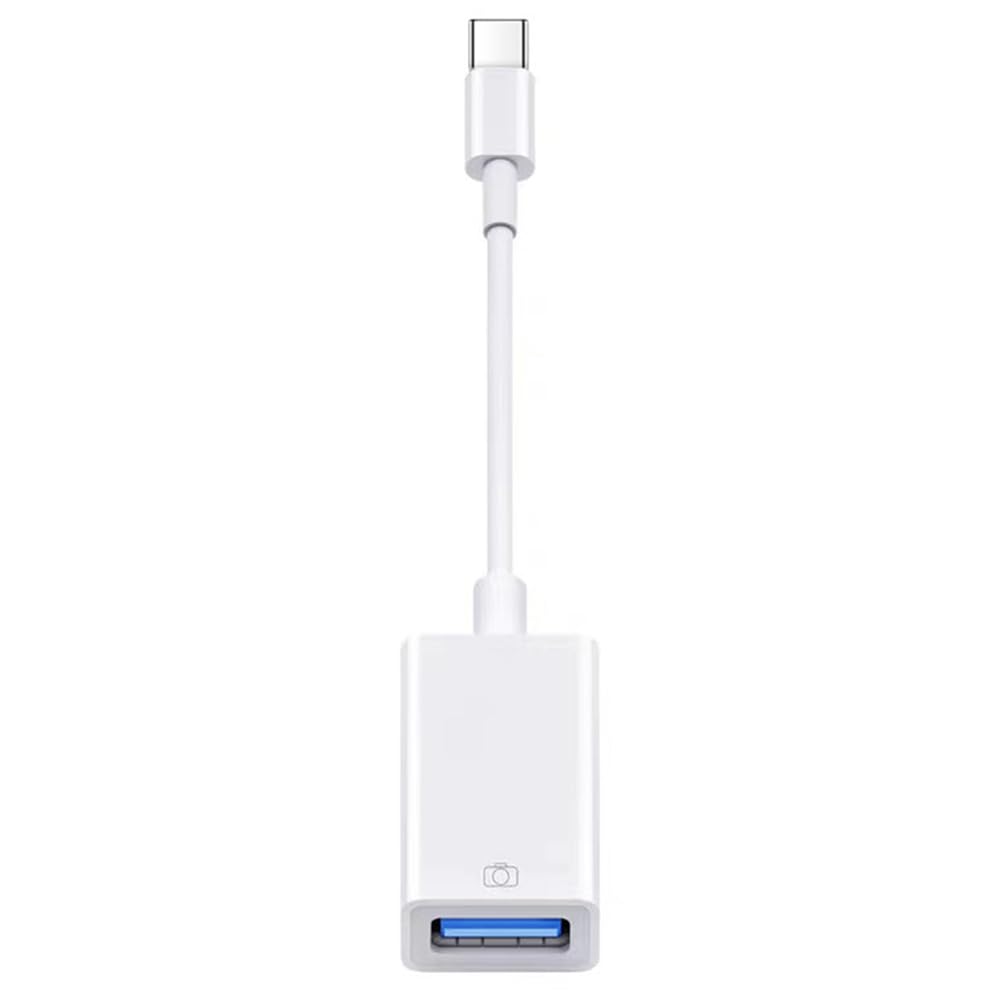 NFHK Type C USB-C to Standard Type-A USB3.0 Female Adapter Compatible with MacBook Laptop Tablet Phone