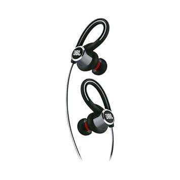 JBL Reflect Contour 2.0, Secure Fit, in-Ear Wireless Sport Headphone with 3-Button Mic/Remote - Black