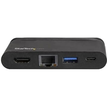 StarTech.com USB C Multiport Adapter with HDMI - 4K - Mac/Windows - 1xA + 1xC - 100W PD 3.0 (92W