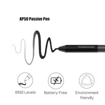 Pen AP50: GAOMON ArtPaint AP50 Digital Passive Stylus with – Side View